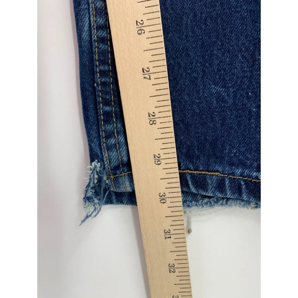 Vintage Levis 529 Jeans Mens 32x30 Blue Low Rise Straight 90s Fade Made USA